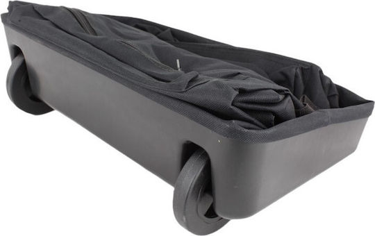 Colorlife Σακ Βουαγιάζ 30lt Μαύρο με Ρόδες Υφασμάτινο Μ57xΠ19xΥ34εκ.