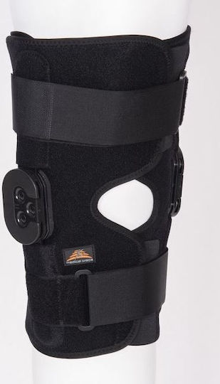 Medical Brace MB.4070 Ρυθμιζόμενος Νάρθηκας Γόνατος Neoprene σε Μαύρο Χρώμα