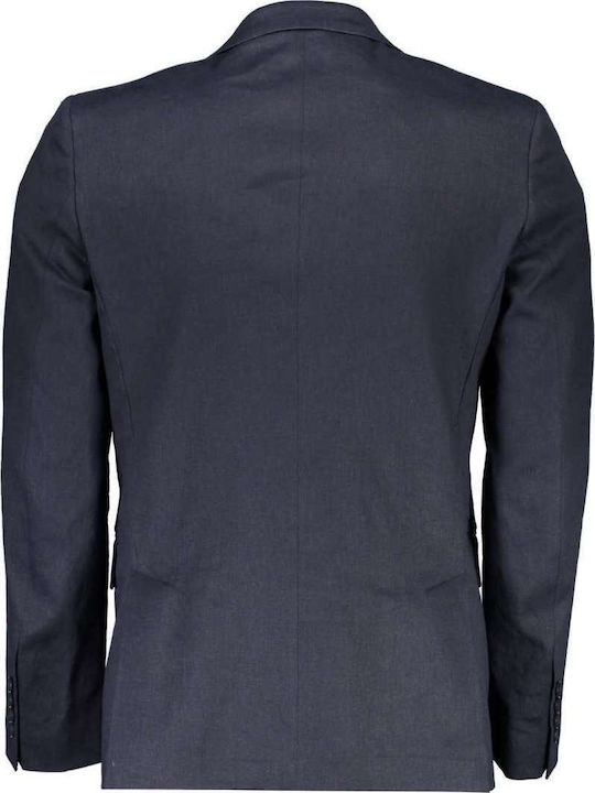 Gant Men's Summer Suit Jacket Navy Blue