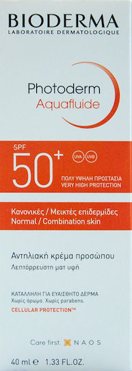 Bioderma Photoderm Max Aquafluid Waterproof Sunscreen Cream Face SPF50 40ml