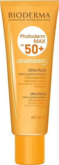 Bioderma Photoderm Max Aquafluid Waterproof Sunscreen Cream Face SPF50 40ml