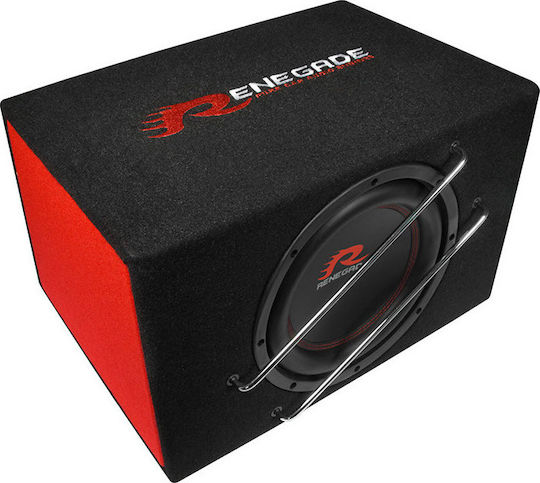 Renegade Car Audio RXV 1000 A Αυτοενισχυόμενο Subwoofer Αυτοκινήτου 10" 200W RMS με Κούτα