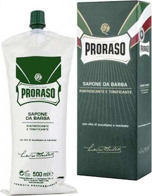 Proraso Green Cremă de Bărbierit Mentol & Eucaliptus pentru piele sensibilă 500ml