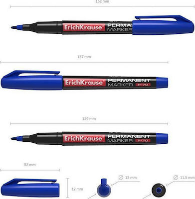 ErichKrause P-70 Marker de Proiectare 1mm Albastru