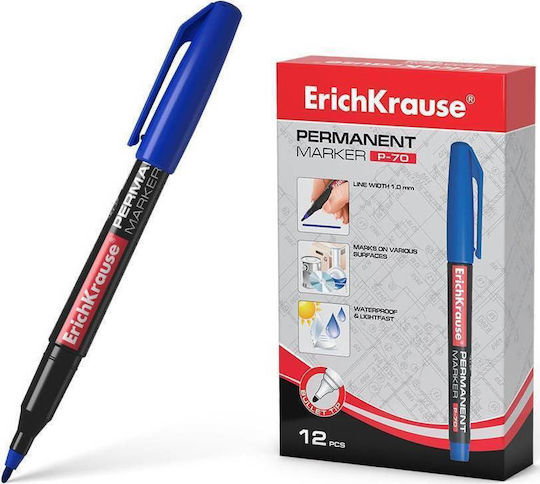 ErichKrause P-70 Design Marker 1mm Blue