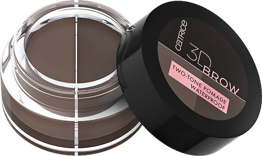 Catrice Cosmetics 3D Wasserdichte Pomade für Augenbrauen 020 Medium To Dark Zweifarbig