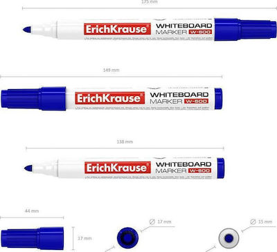 ErichKrause W-500 Whiteboard-Marker 2.5mm Blau