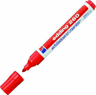 Edding 260 Whiteboard Marker 3mm Red 4-260002