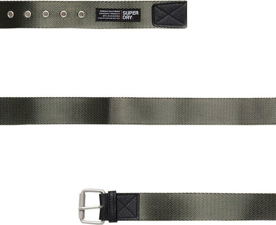 Superdry Canvas Tactical Curea Curea Militară Kaki 38mm
