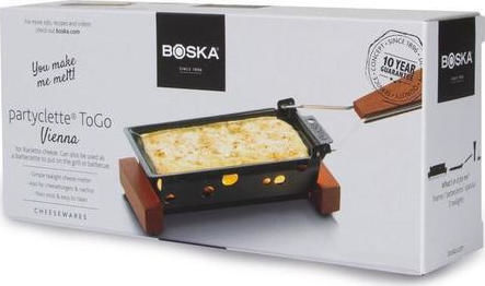 Boska Holland Partyclette ToGo Taste Antihaft Backblech mit Rostfreier Stahl Wohnung Oberfläche 19.5x9x5cm