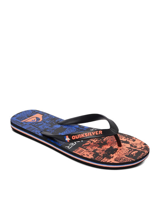 Quiksilver Molokai Vortex Flip Flops σε Μαύρο Χρώμα