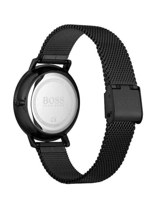 Hugo Boss Infinity Watch with Black Metal Bracelet