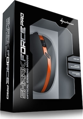 Sharkoon Shark Force Pro Gaming Ποντίκι Red