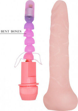 Baile Flexi Vibe Sensual Spine Ρεαλιστικός Δονητής 19.3cm Flesh