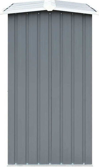 Metallic Anti-corrosion Protection Garden Log Storage Shed Grey M3.3xW0.92xH1.53m