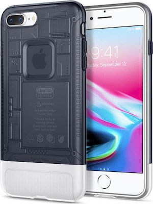 Spigen Classic C1 Umschlag Rückseite Kunststoff Gray (iPhone 8/7 Plus) 055CS24410