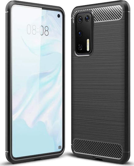 Hurtel Back Cover Silicon Negru (Huawei P40 Pro)