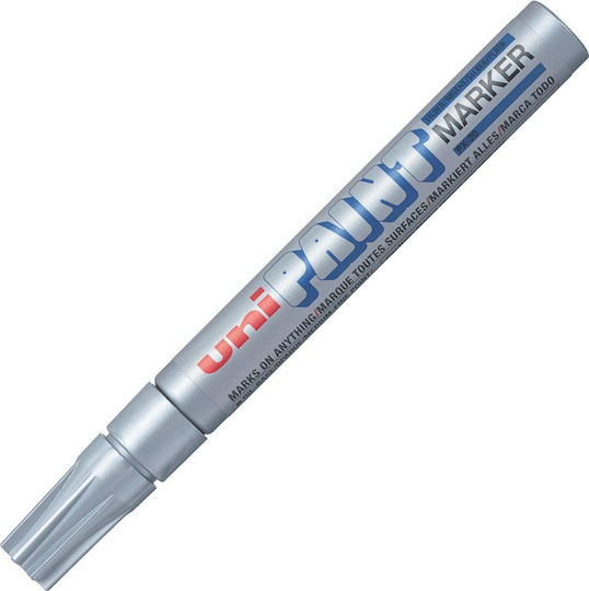 Uni-Ball Paint Ανεξίτηλος Μαρκαδόρος Silver 2.2mm