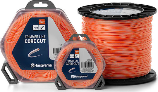 Husqvarna Core Cut Μεσινέζα Πεντάγωνη Μήκους 120m και Πάχους 3.3mm