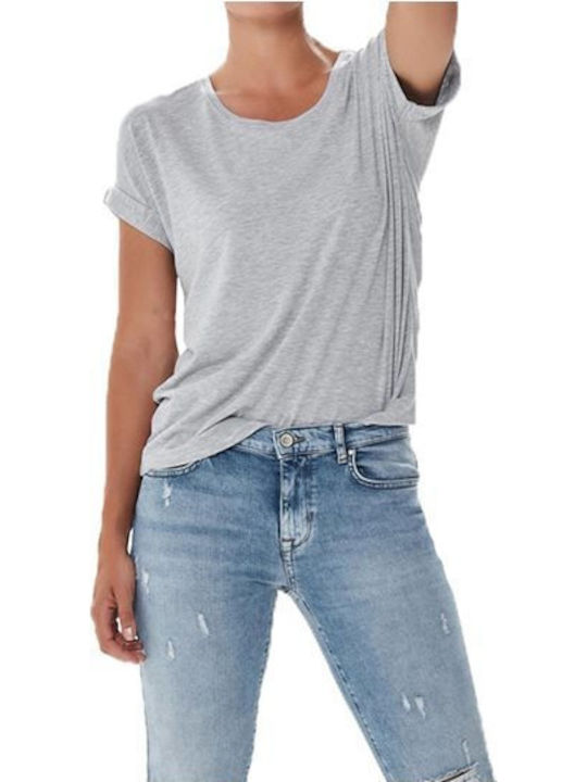 Damen T-Shirt Light Grey