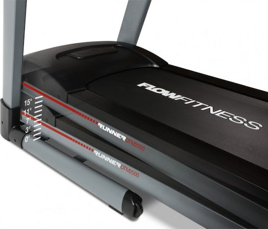 Flow Fitness Runner DTM2500 2.5hp Електрически Сгъваем Бягаща Пътека за Потребител до 160kg