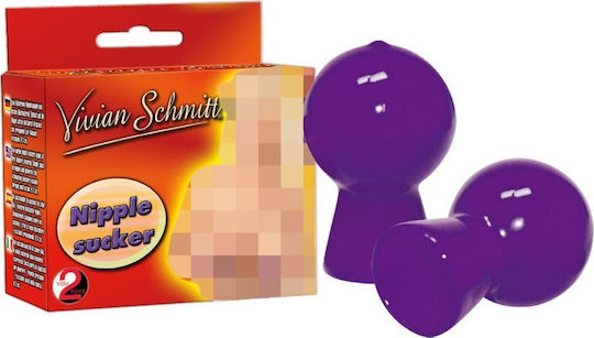 Nanma Nipple Sucker Αναρροφητής Sfârcuri Purple 2buc
