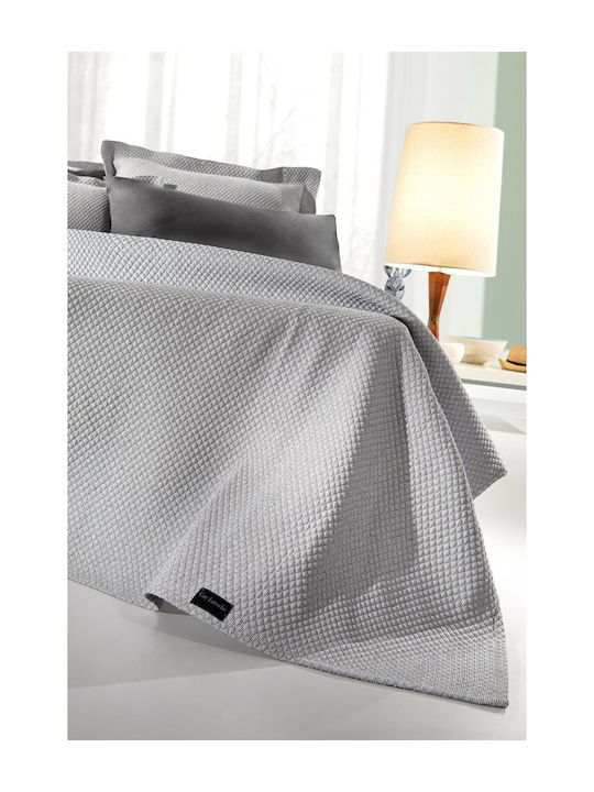 Guy Laroche Portrait 100% cotton Single Blanket 160x260cm Stone