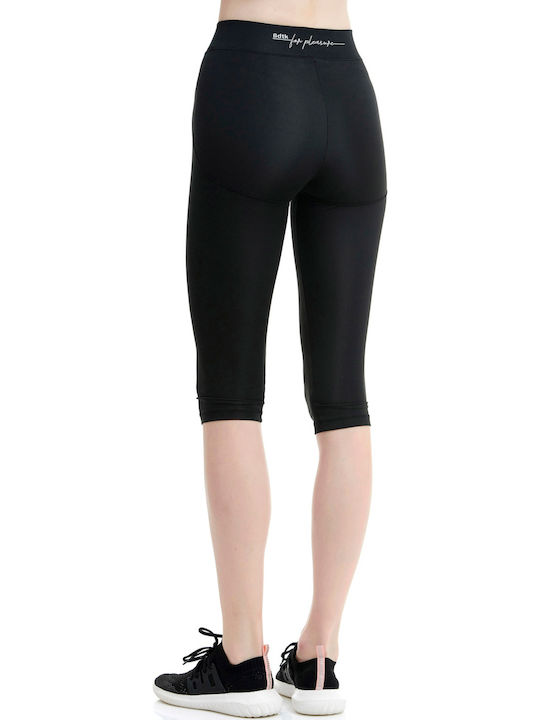 Women's Capri Training Legging High Waisted Black