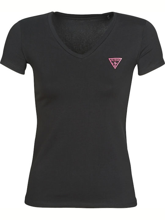 Guess Femeie Tricou Negru