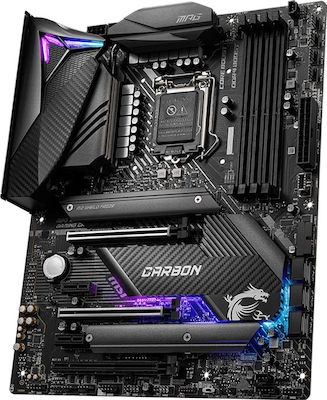MSI Mpg Z490 Gaming Carbon WiFi Motherboard ATX mit Intel 1200 Socket
