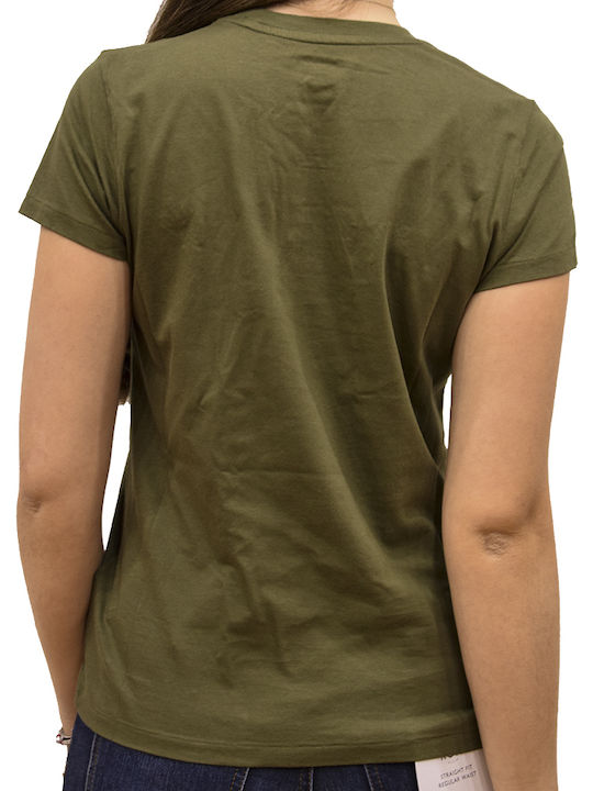 Ralph Lauren Damen T-shirt Khaki