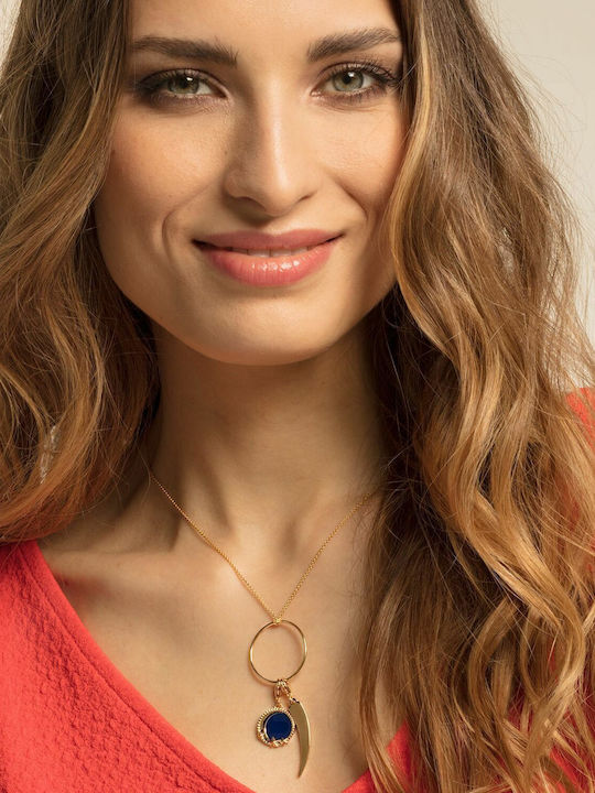 Thomas Sabo Charm Dinte Auriu Din Argint Plăcut Cu Aur