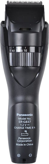 Panasonic Rechargeable Hair Clipper Black ER-GB37-K503