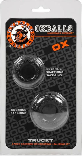 Oxballs TruckT Set Cock Rings Schwanz Schwarz 2Stück