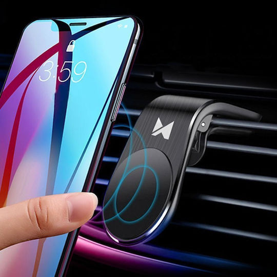 Wozinsky Magnetic Air Vent Поставка за Мобилен Телефон за Кола с магнит Черна
