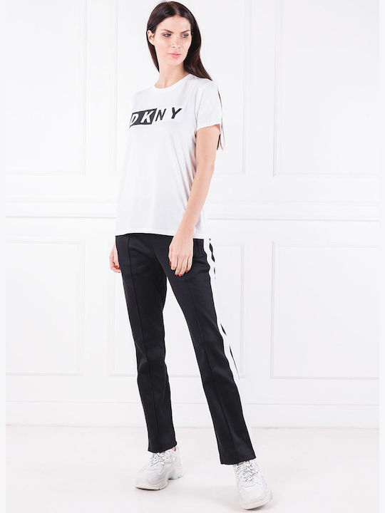 DKNY Γυναικείο Αθλητικό T-shirt Λευκό