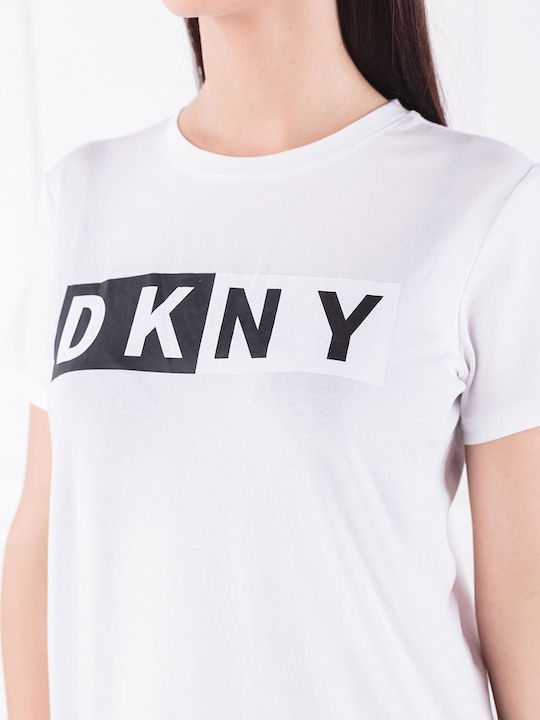 Logo Tricou Damă Alb