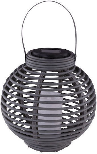 Globo Lighting Rattan Solar Light Floor Traffic light Warm White 3000K with Photocell IP44
