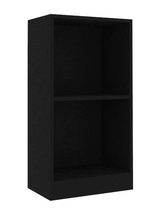 Bookcase Black 40x24x75cm