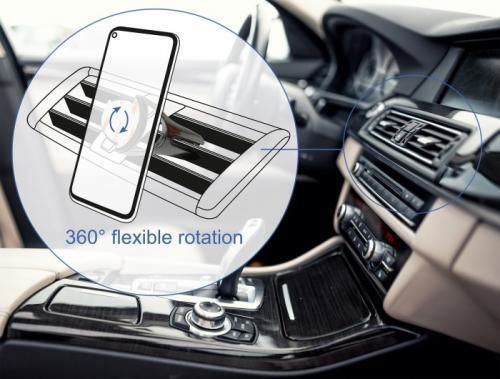 DeLock 4in1 Finger Ring Stand for Mobile Phone in Gray Colour