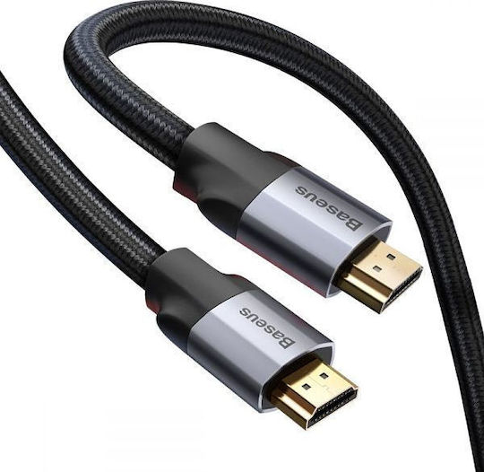 Baseus HDMI 2.0 Braided Cable HDMI male - HDMI male 5m Black