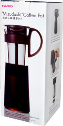 Hario Mizudashi Glass Immersion Brewer 1000ml 8 Cups Brown MCPN-14CBR