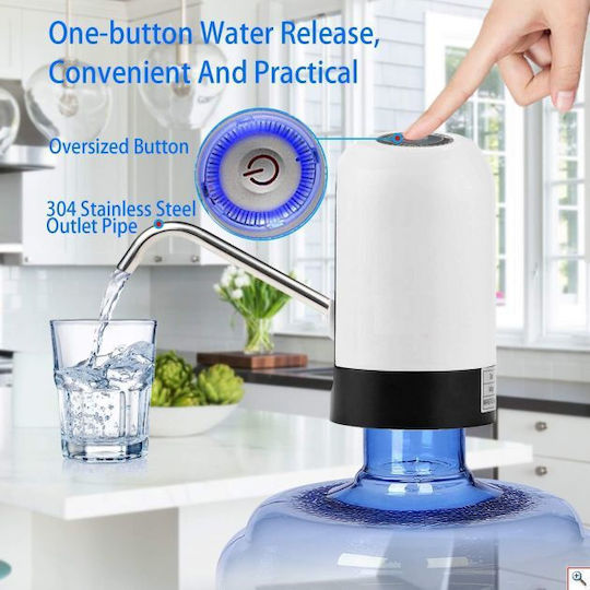 Battery Water Pump for Kitchen Made of Silver Plastic