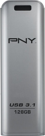 PNY Elite Steel 128GB USB 3.0 Stick Silver