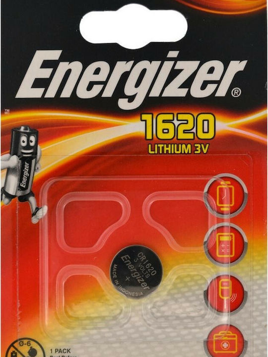 Energizer Μπαταρία Λιθίου Ρολογιών CR1620 3V 1τμχ