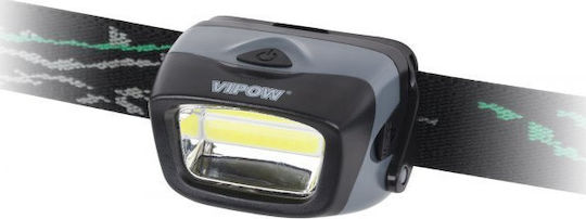 Vipow Lanternă Frontală LED cu Luminozitate Maximă 120lm Negru