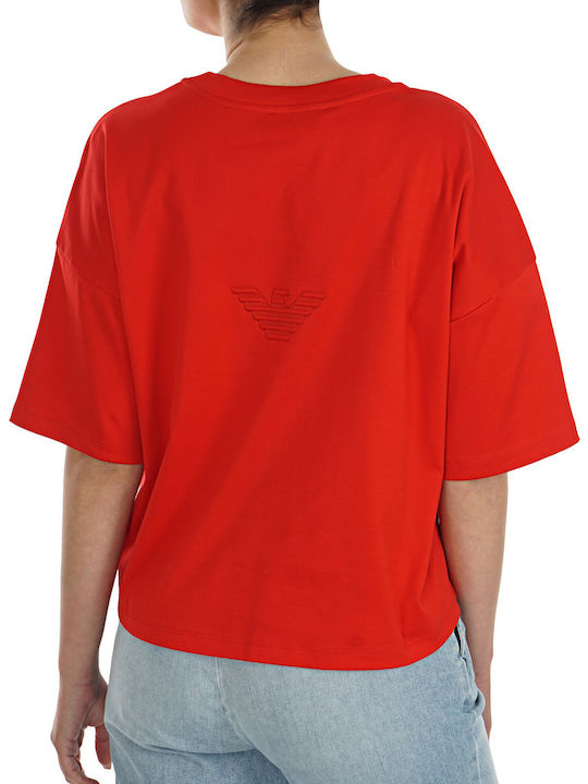 Emporio Armani Damen T-shirt Rot