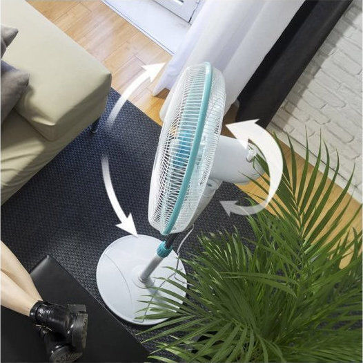 Cecotec Force Silence 500 Ανεμιστήρας Ορθοστάτης 40W Διαμέτρου 40cm Λευκός