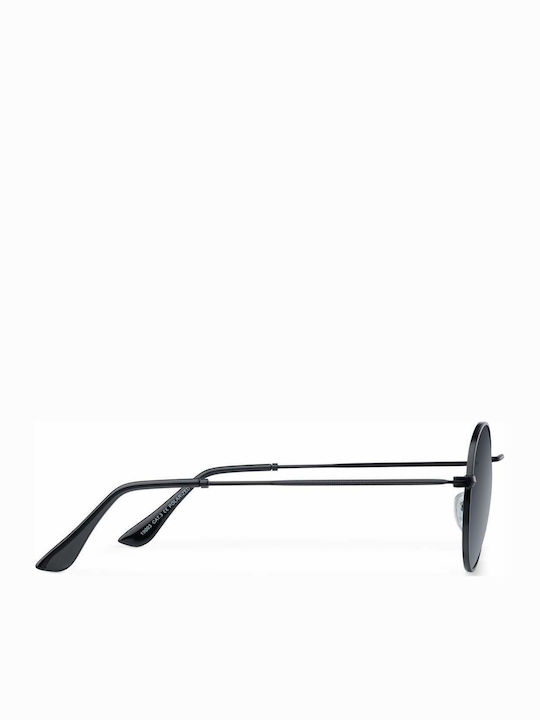 Meller Kendi Unisex Sonnenbrillen mit Metallischem Rahmen All Schwarz Polarisiert KE-TUTCAR