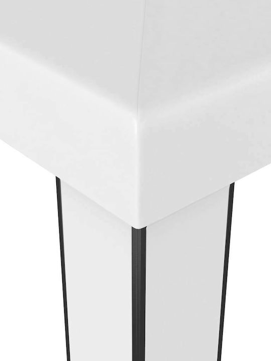 vidaXL Gazebo Garten White 6x3m